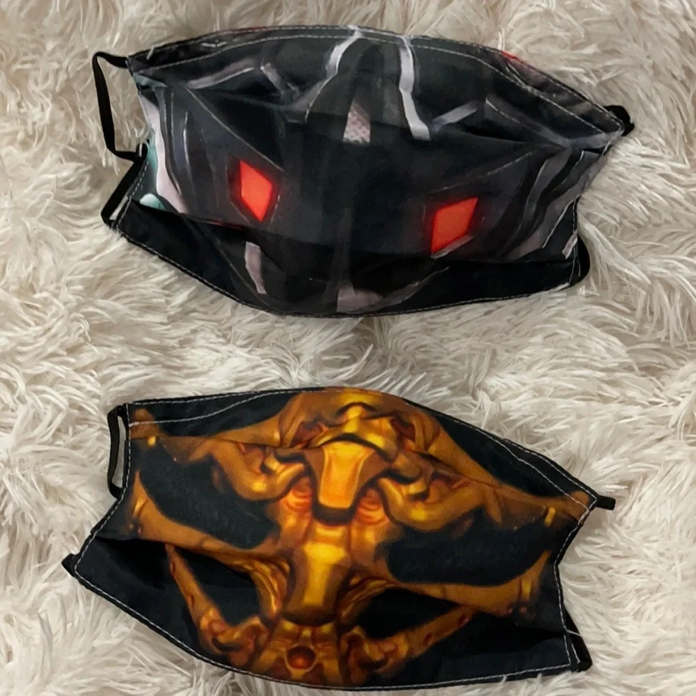 New set/2 Mortal Kombat face masks